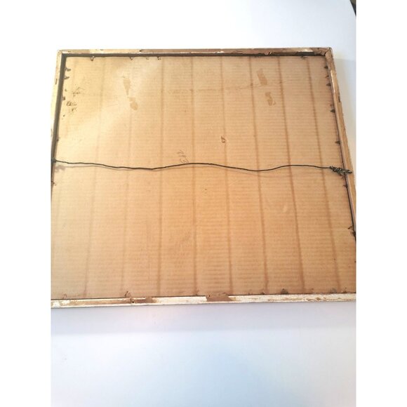 Tosa Mitsuoki Framed Woodblock Print Quail &Flowers Japan DAMAGED FRAME DISCOUNT - Picture 9 of 9